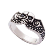 925 sterling silver tribal gothic ring